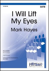 I Will Lift My Eyes SATB choral sheet music cover Thumbnail